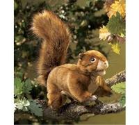 Peluche Marionnette écureuil rouge 46 cm de la marque Folkmanis G