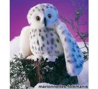 Peluche marionnette hibou des neiges 53 cm de la marque Folkmanis G