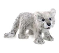 Peluche marionnette léopard des neiges 43 cm de la marque Folkmanis G