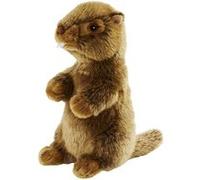 Peluche Marmotte debout 25cmH Beige G
