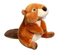 Peluche marmotte - Doudou réaliste pour , peluche douillette de marmotte | Décoration du jour de la marmotte, en peluche amusante remplie de dessin animé pour , adultes