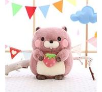Peluche Marmotte mignonne 25 CM - Rose Rose G