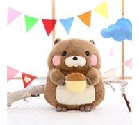 Peluche Marmotte mignonne 40 CM - Marron Marron G