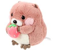 Peluche Marmotte Rose, Jouet Doux en Peluche Pp Coton pour Garçon et Filles