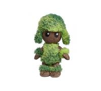 Peluche marvel : jeune groot marron dans la haie 33 cm - doudou super héro enfant - set dc + 1 carte offerte Marron
