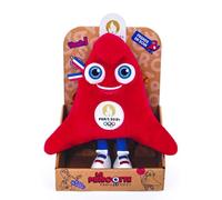 Doudou et Compagnie Peluche Mascotte officielle JO Paris 2024 Membre Tribu des Phryges 25 cm Blanc