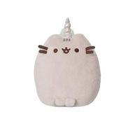 Peluche Mascotte Licorne 24cm Modèleicorn avec Corne Scintillant Pusheen Gris clair