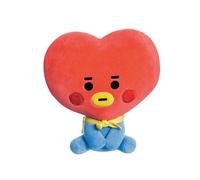 Peluche Mascotte Tata Baby en Polyester Ultra Douce BT21 Line Friends BT21 Bleu / Rouge