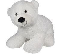 Peluche Mega Ours Polaire Pompon 1 Metre - Doudou Geant Ours Blanc 100cm - Peluche Licence