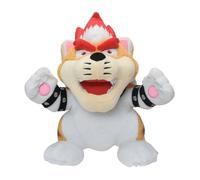 Peluche Meowser Blanc Bowser Koopa - XIAOHUOLONG - 11,4 pouces - Mario - Pour Collection de Cadeaux