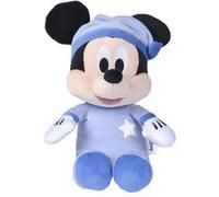 Peluche Mickey phosphorescente - 25 x 13 x 13 cm - Impression lumineuse - Bleu Bleu G