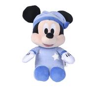 Simba 6315870349 - Disney - Mickey Mouse - Bonne Nuit - Peluche phosphorescente - 25 cm - Mickey Mouse - Jouet pour bébé - Convient dès Les Premiers Mois de Vie
