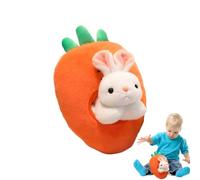 Peluche Mignonne et Douce - Lapin Carotte - Jouet Confortable pour, Adolescents, Tout-Petits, Famille, Anniversaire, Sommeil, fête
