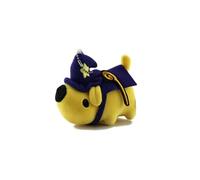 Peluche mignonne, série Chat-Ver, chien jaune magicien, poupée, 10cm