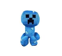 Peluche Minecraft Creeper bleu 21cm