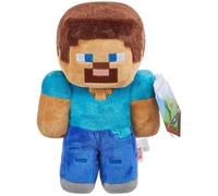 Mattel Minecraft Assortiment de jouets avec Peluche à l’effigie des personnages (20 cm) inspirés du jeu vidéo, à collectionner, Jouet Enfant, Dès 3 ans, HHG11
