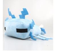 Peluche Minecraft Jouets Axolotl Doux Peluches Animaux Poupees Frusde Peluche Oreiller 30 Cm-Bleu