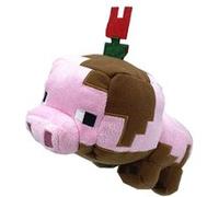 Peluche Minecraft Piggy Rose/Brun 20cm G