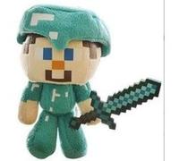 Peluche Minecraft Steve vert 16cm