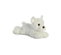 Aurora, 31768, Mini Flopsies Chien Westie, 20 cm, Peluche, Blanc
