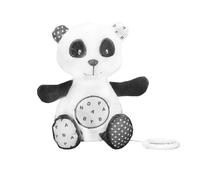 Peluche mini musical en velours gris