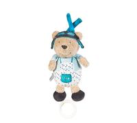 Peluche Mini Musical - Lazare - Bleu - Pour Bébé - 10x19cm