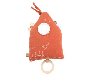 Peluche Mini Musical Maison Brodé - Orsino Orange TU