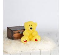 Peluche Mini Ours Furieux Jaune TU