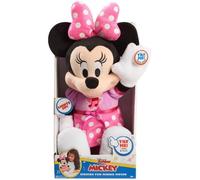 Peluche Minnie Sonore et Lumineuse - Disney - 30 cm - Rose et Noir