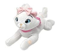 Peluche Minou, Disney, Ariastochats, Marie, bonhomme avec son, 30 cm, chat couché, blanc - 9273-4