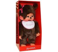 Peluche Monchhichi Fille avec Tresses 45cm - Kiki - Monchhichi