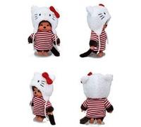 Peluche Monchhichi Hello Kitty BANDAI Douce peluche