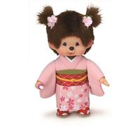 Peluche - MONCHHICHI - Kimono Rose SE260799 - 20 cm - Habillage - Collection