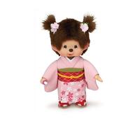 Peluche - MONCHHICHI - Kimono Rose SE260799 - 20 cm - Habillage - Collection