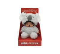 Bandai - Monchhichi - Peluche Monchhichi Koala - Peluche Iconique des années 80 - Peluche Toute Douce 20 cm pour Enfants et Adultes - SE220954
