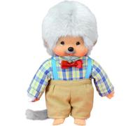 Peluche Monchhichi Papi 20 cm - BANDAI - Pour Enfant Garçon - Gamme Plush