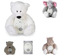 Peluche Moni Musik K999, minuterie, musique, lumière, réglage du volume, projecteur blanc