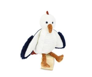 Peluche mouette blanche