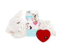 Peluche Mouton Little Buddy avec Battements de Cœur | Douce et confortable, son de battement de cœur réaliste, lavable en machine,