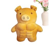 Peluche musculaire - Peluche douce et douillette - Accent de décoration mignonne - de amusante pour et filles - Pièce d'exposition confortable pour la taille S