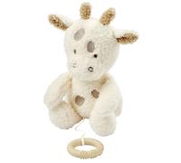 Peluche musical girafe Teddy Bouclette écru