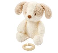 Peluche musical Teddy Bouclette chien écru