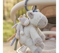 Peluche musicale à suspendre Lino le poney et Bébé (30 cm)