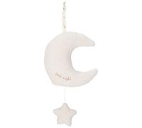 Peluche musicale à suspendre lune et étoile newborn