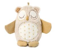 Cloud b Machine à sons Apaisants | Animal en Peluche | 4 bruits blancs et 4 berceuses | Arrêt automatique | Smart Sensor | Peluche Musicale berceuse Hibou Nighty Night Owl Smart Sensor