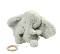 Peluche musicale éléphant Loulou vert tilleul