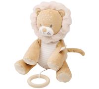 Nattou Peluche Musicale en Polyester, Lion, avec Musique, boîte à Musique, env. 27 cm, Flo, Oli & Ernest, Ernest Brun