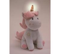 Jouet Peluche - Jemini - Luminou - Musicale et Lumineuse - Blanc Rose