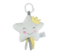 Peluche Musicale Étoile "Essen'Ciel" 15cm Blanc