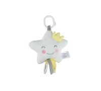 Peluche Musicale Etoile "Essen'Ciel" 15cm Blanc